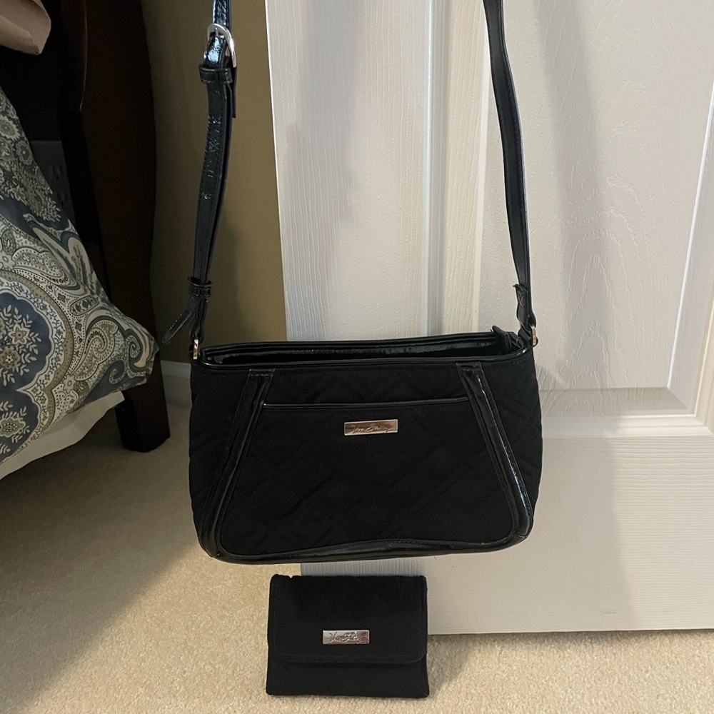 Vera Bradley quilted handbag and matching wallet